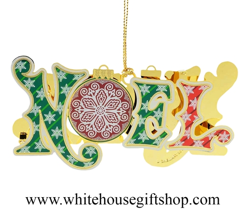 NOEL White House Ornament