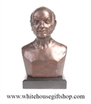 John Quincy Adams Bronze Patina Bust