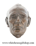 Bronze Patins Lincoln Life Mask