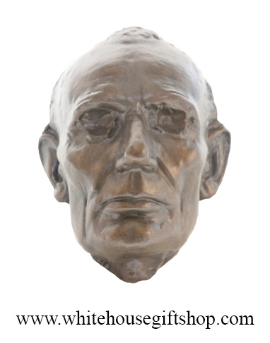 Bronze Patins Lincoln Life Mask