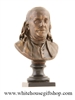 Benjamin Frankling Bronze Patina 8.5" Bust