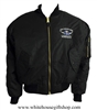 President Bomber Style Flight Jacket MA-1, Black