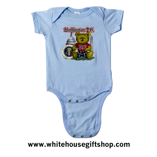 President Baby Clothing Onesie, Bodysuit, President,  Washington DC Bear,  White House Gift Shop