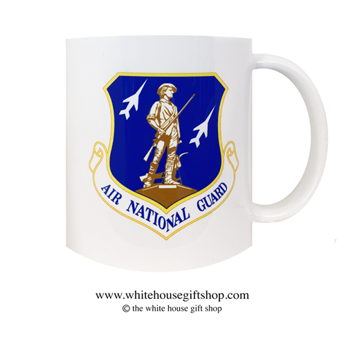 JAir National Guard Coffee Mug, Presidential Joseph R. Biden Coffee Mug, Designed at Manufactured by the White House Gift Shop, Est. 1946. Made in the USA