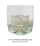 White House 10.5 oz On the Rocks, Presidential Seal, President Eagle official authentic Glassware