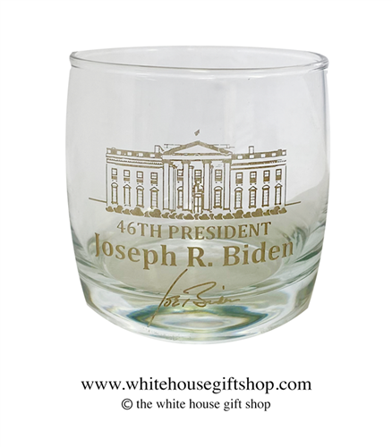 White House 10.5 oz On the Rocks, Presidential Seal, President Eagle official authentic Glassware