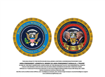 presidential election 2024 challenge coin, President Biden versus President Trump, road to the white house, historic moments coins series of official white house gift shop est. by presidential order & U.S. Secret Service