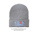 Joseph R. Biden Beanie in Light Grey, 46th President of the United States, Official White House Gift Shop Est. 1946 by Secret Service Agents