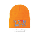 Joseph R. Biden Beanie in Orange, 46th President of the United States, Official White House Gift Shop Est. 1946 by Secret Service Agents