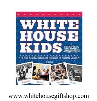 White House Kids, Hardcover Book, 96 Pages, White House Gift Shop, Est, 1946 Seal on Back for Memorable Gift Giving or Collection