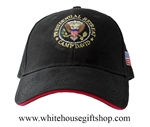 Black with Red Trim Camp David Hat