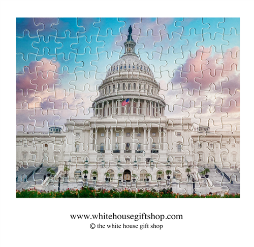 The Capitol Building, 110 Piece Jigsaw Puzzle, Made in USA!