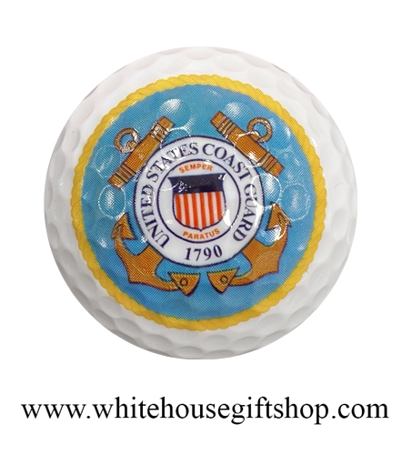 United States Coast Guard, Golf Ball, Single Golf Ball, Gift Boxed