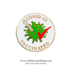 COVID-19 Vaccinated Lapel Pin, original design by the White House Gift Shop, Est. 1946