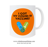 I Got My Covid-19 Vaccine Coffee Mug, Presidential Joseph R. Biden Coffee Mug, Designed at Manufactured by the White House Gift Shop, Est. 1946. Made in the USA
