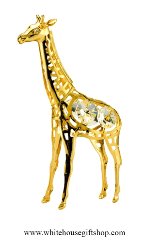 Gold Adult Giraffe Ornament