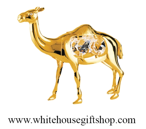 Gold Camel Swarovski Crystals