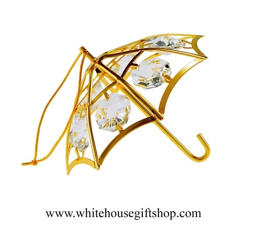 Gold Classic Umbrella Ornament