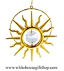 Gold Sun Ornament Swarovski Crystals