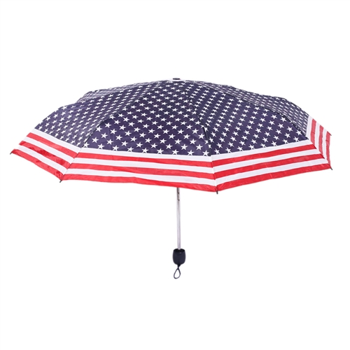 Patriotic American Flag Mini Umbrella, 9 1/2 " Long When Closed