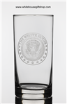 The White House 15.5 OZ Highball Glass, USA Artisan Hand Engraved, Lead Free