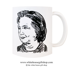 Hillary R. Clinton Coffee Mug, Designed at Manufactured by the White House Gift Shop, Est. 1946. Made in the USA