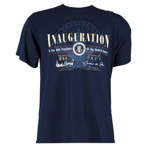 donald trump 58th presidential inauguration t-shirt from the white house gift shop