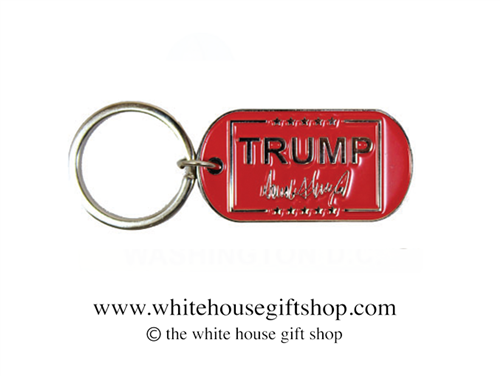 President Donald J. Trump Red Signature Keychain