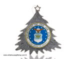 Department of the Air Force Christmas Ornament Inspired by the Lockheed F-117 Nighthawk