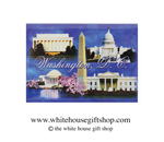 Washington D.C. Monuments, Magnet,