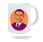 President Barack Obama Coffee Mug, Designed at Manufactured by the White House Gift Shop, Est. 1946. Made in the USA