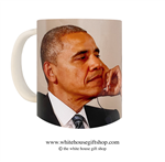 President Barack H. Obama Coffee Mug, 44th President of the United States of America, Designed at Manufactured by the White House Gift Shop, Est. 1946. Made in the USA