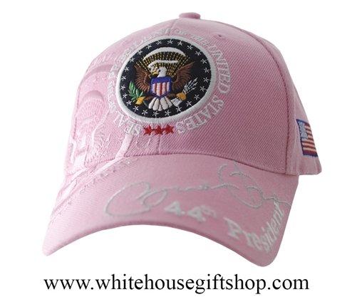 Obama Black Embroidered Hat