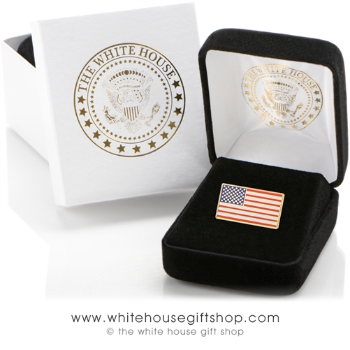 President Obama Flag Pin