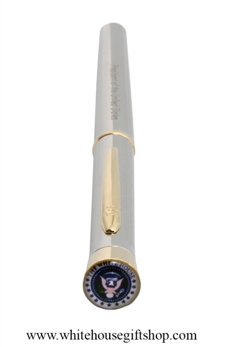 PRESIDENTIAL SEAL TWO-PIECE CAPPED ROLLER BALL PEN REFILL, Made in USA, BLACK - REFILL ONLY, PEN NOT INCLUDED