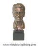 Bust, Ronald Reagan, 40th President of the United States,17.5" Bronze Patina, Cast Stone