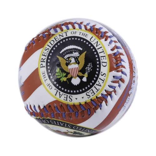 Baseball, Seal of the President, Red, White, and Blue, Gift Boxed from White House Gift Shop, TEMPORARILY OUT OF STOCK