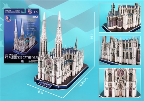 St. Patrick's Cathedral 3D Puzzle