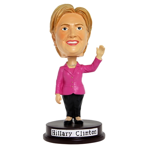 Presidential DNC Democratic Nominee Hillary Clinton, Boibble Doll Series, Approximately 6" Tall
