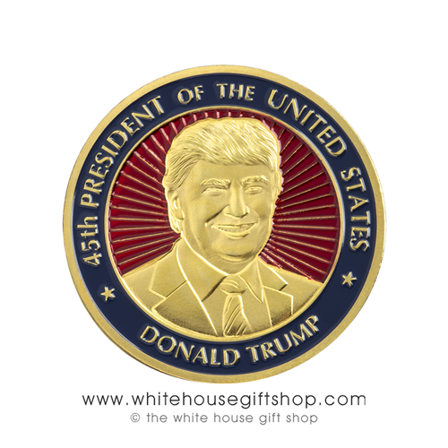 President Donald J. Trump Commemorative Coin from the Original Official White House Gift Shop