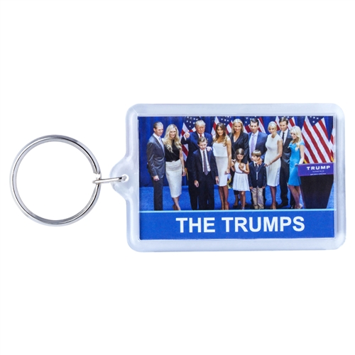 donald j. trump-melania trump-family members-photograph-keyring-key chain-white house gift shop-original secret service store