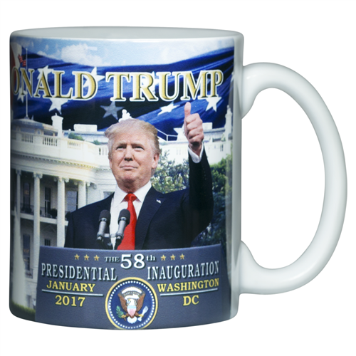 Donald J. Trump, Photograph Mug, 2016 Coffee, Tea, Beverage, Collectors Mug-Make America-Great-Again-from official white house gifts and gift shop-historical collection