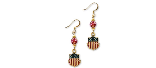 Flag Earrings