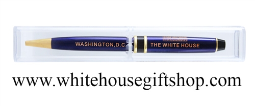 White House Blue and Gold Pen