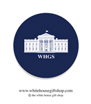 The Official WHGS Seal Coaster Set of 4, Designed by the White House Gift Shop, Est. 1946. Made in the USA