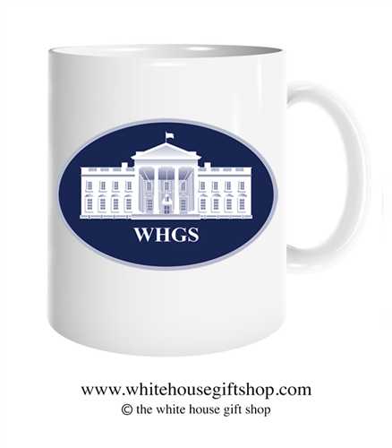 The Official WHGS Seal Coffee Mug, Designed by the White House Gift Shop, Est. 1946. Made in the USA