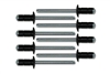[55-00001-B9] Redline Tuning #1 Black Multi-grip Rivets - (Qty 8)