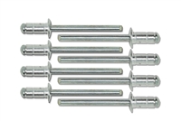 [55-00001-S9] Redline Tuning #1 Silver multi-grip rivets - (Qty 8)