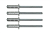 [55-00002-S4] Redline Tuning #2 Silver Multi-grip Rivets - (Qty 4)