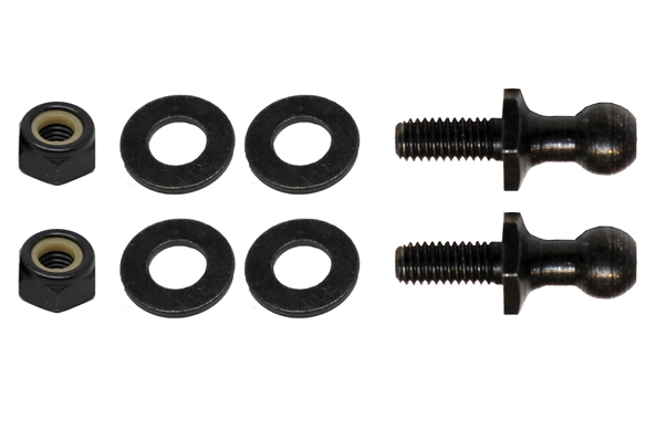 [55-00040] Redline Tuning 10mm Ball-Stud, Washer Assembly, Lock-Nuts (2 Pack)
